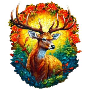 Quebra-cabeça de madeira-Veado da Vida-2 666bdd3d7560d