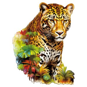 Quebra-cabeça de madeira – chita da selva 6684e9b4ed6ad