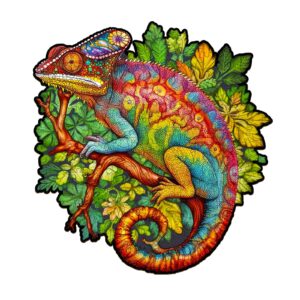 Puzzle de madeira-camaleão 66ac76b26f474