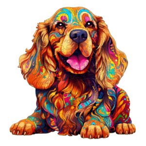 Puzzle de madeira – Cocker Spaniel 66c2e01a698b2