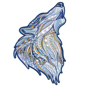 Quebra-cabeça de madeira-LOBO uivante 66cf769ba3827 Quebra-cabeça de madeira-LOBO uivante 66cf769ba3827