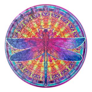 Puzzle de madeira-MANDALA DRAGONFLY 2 66b30e3b4d94c