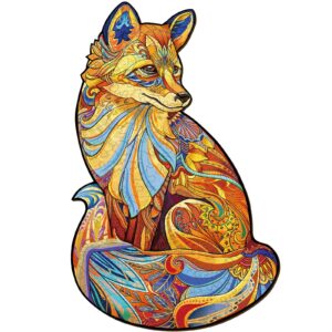 Puzzle de madeira-SOULFUL FOX 66c03d2529a6f