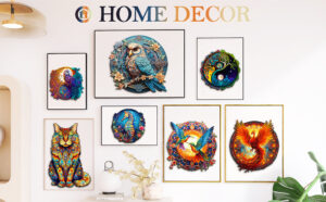 Obras-primas para a sua casa: decoração artística de puzzles de madeira 66e59754eaf62