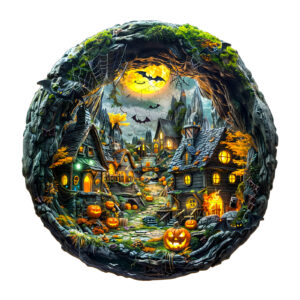 Puzzle de madeira-3D Halloween Wolf (Copy) (Copy) (Copy) 66d978cbdd108