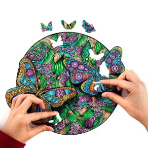 Puzzles de madeira de borboleta 66e2ca08ee33a