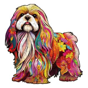 Quebra-cabeça de madeira – lindo Shih Tzu 2 66e42fefd2c04