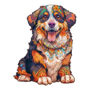 Quebra-cabeça de madeira – Bernese Mountain Dog 66d418c62851f