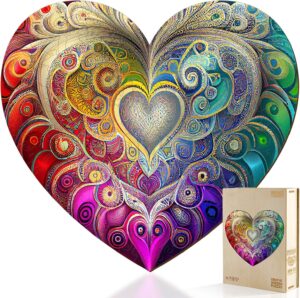 Puzzle de madeira – Coração Valente 66ebe1b28503f