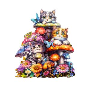 Puzzle de madeira – Cat Family 2 66d9076a1b0d5