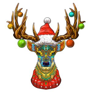 Puzzle de madeira-ALCE DE NATAL 66e34d3030149