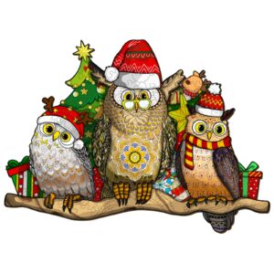 Quebra-cabeça de madeira-FESTA DE NATAL 66dd94f64fc54