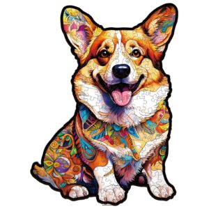 Puzzle de madeira-CLEVER CORGI-2 66ed699ad027a