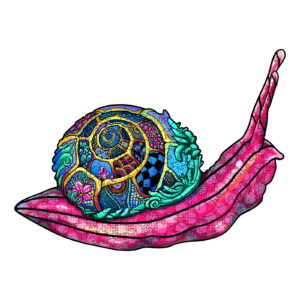 Puzzle de madeira-CARACOL COLORIDO 66ed2bc9832e9