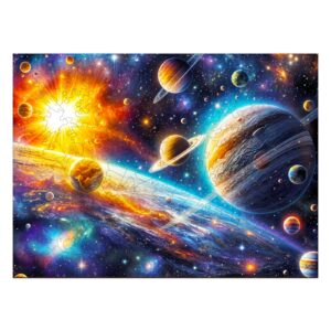 Quebra-cabeça de madeira – Cosmic Reverie 2 66e5990074efa