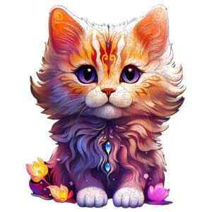 Quebra-cabeça de madeira – gato fofo 66e411074d7ee