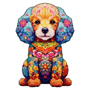 Puzzle de madeira – caniche fofo 66e7e4c53c013