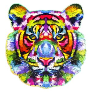 Puzzle de madeira-DAZZLE COLOR THE TIGER 66e3242710ceb