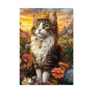 Gato Elegante de Puzzle de Madeira 66ea640a1c462