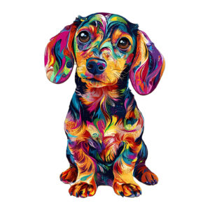 Dachshund de puzzle-puzzle de madeira – 66eb997da5204