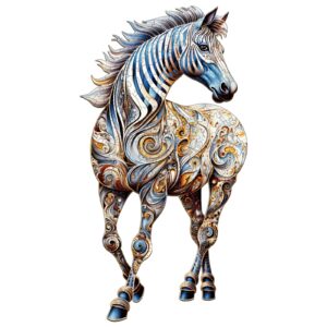 Zebra sem quebra-cabeças de madeira 66e342c79a50b