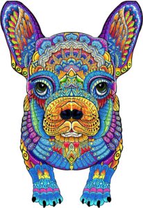 Puzzle de madeira-BULLDOG FRANCÊS 66e8754213d81