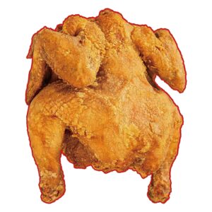 Frango frito com puzzle de madeira 66edff423b2b8