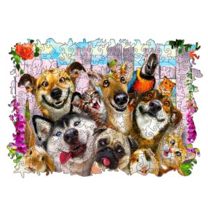 Puzzle de madeira – CÃES ENGRAÇADOS 66e1f92297ae2