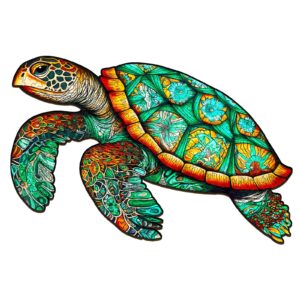 Quebra-cabeça de madeira – tartaruga marinha graciosa 66e8943da27f9