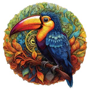 Tucanos animados de quebra-cabeça de madeira 66ee7ff8619ce