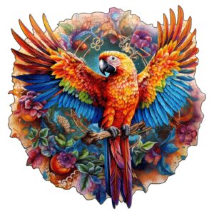 Puzzle de madeira – papagaio travesso 66ec9b55dcac6