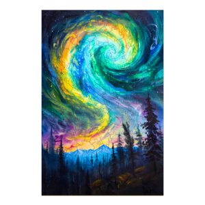 Puzzle de madeira-Noite Aurora 66e0d81833caa