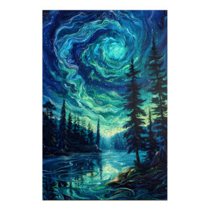 Puzzle de madeira-Noite Aurora 2 66de58b414c98