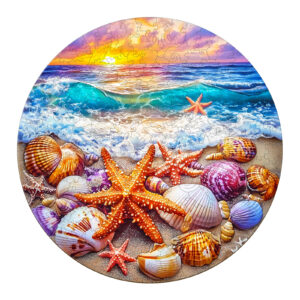 Puzzle-Oceano de madeira e conchas de madeira 66eb8525ea039
