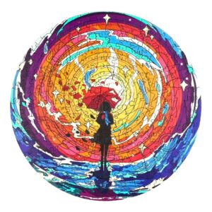 Puzzle em madeira – MENINA PSICADÉLICA 66d9b6a13a98b