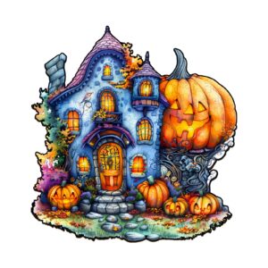 Puzzle de madeira-Casa de abóbora 2 66e7da573cfac