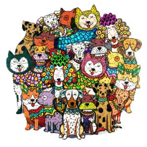 Quebra-cabeça de madeira – CÃO RICO 66edefc570dee