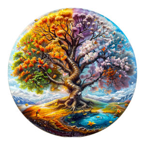 Puzzle de madeira – Árvore da vida sazonal 2 66df12375c416