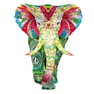 Puzzle de madeira-ELEFANTE BRILHANTE 66e51d133e91e