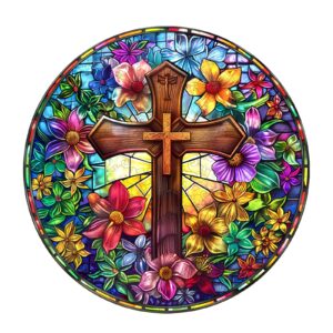 Puzzle de madeira – Cruz de vitral 66e7735323b35