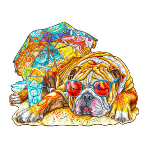 Puzzle de madeira – Bulldog de Verão 2 66e3957d4328a