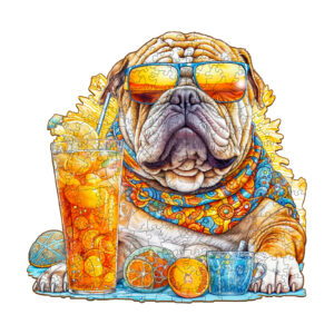 Puzzle de madeira – Bulldog de verão 66de8c2b5a3ff