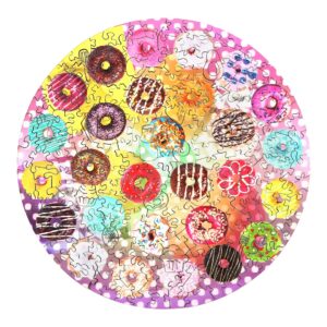 Puzzle de madeira-SWEET DONUT 66e9b4d757be0
