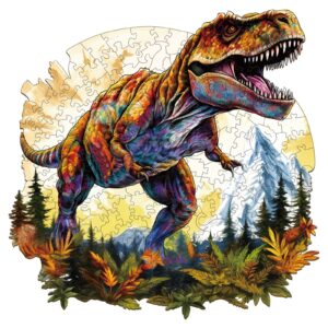 Quebra-cabeça de madeira-T-rex 66e149838a557