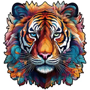 Tigre resistente de quebra-cabeças de madeira 66e90fce6704e