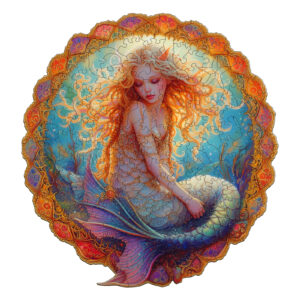 Puzzle de madeira – sereia sonhadora 66eb5c4f42119