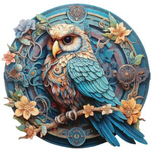 Coruja sábia de puzzle de madeira 2 66eaff1b0b45c