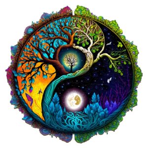Puzzle de madeira-Árvore da Vida Yin-Yang 4 66eacb28dca93