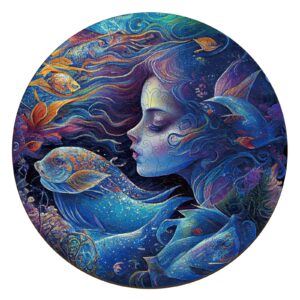 Puzzle de madeira do Zodíaco-Peixes 66dd37eb02aa2