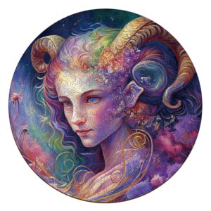 Puzzle de madeira do Zodíaco-Touro 66dd8a585140a